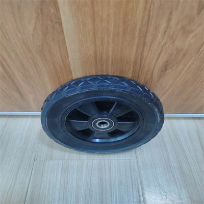 Bánh xe cao su đặc hạng nặng nhỏ 6 inch Bánh xe rắn vành kim loại cho xe tải tay