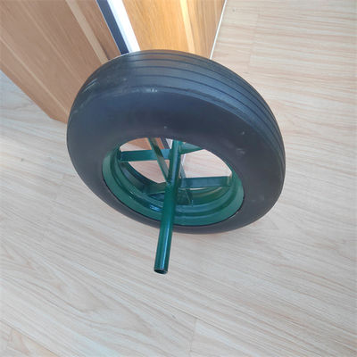 Bánh xe cao su đặc 14 inch Bằng chứng lốp không săm Bánh xe cút kít rắn