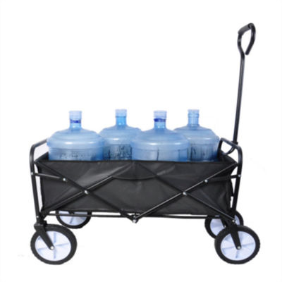 Xe đẩy có thể gập lại ngoài trời Xe đẩy gấp 105cm Nhiệm vụ nặng nề cho Bộ dụng cụ làm vườn
