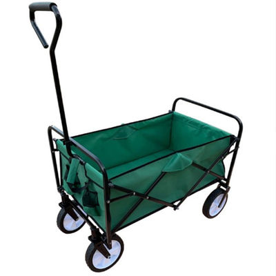 Vận chuyển dễ dàng Xe đẩy có thể gập lại Xe đẩy cắm trại di động 600D Đi bộ đường dài