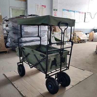 Xe đẩy đi biển có mái che 87cm Xe đẩy đi biển gấp 106cm Vải Oxford 600D