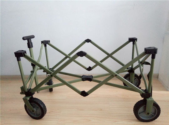 Xe đẩy kéo gấp 600D Kéo dọc sân vườn Xe đẩy lễ hội gấp 108cm