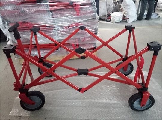 Xe đẩy kéo gấp 600D Kéo dọc sân vườn Xe đẩy lễ hội gấp 108cm
