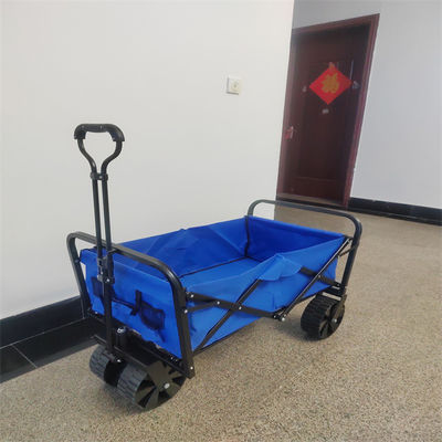 Toa xe gấp màu xanh đa năng Fold Up Beach Wagon Tùy chỉnh logo