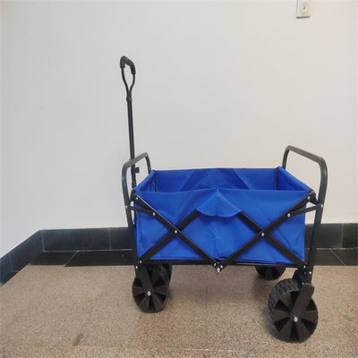 Toa xe gấp màu xanh đa năng Fold Up Beach Wagon Tùy chỉnh logo