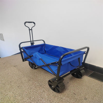 Toa xe gấp màu xanh đa năng Fold Up Beach Wagon Tùy chỉnh logo