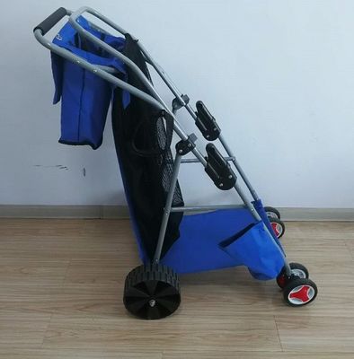 Xe đẩy cá gấp bằng vải Oxford 600D Xe đẩy câu cá có bánh xe lớn