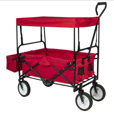 OEM có thể gập lại Wagon Cart Bag Kids Beach Wagon With Canopy Removable