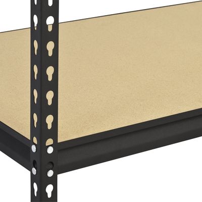 Giá lưu trữ Boltless 5 tầng Giá đỡ nhà để xe hạng nặng Giá đỡ đơn vị
