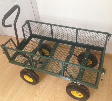 Chiếc xe lưới vườn 75L hạng nặng với các mặt lưới có thể tháo rời để chuyển đổi thành xe ô tô kim loại tiện ích