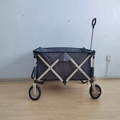 Tất cả các bánh xe địa hình Xe đẩy có thể gập lại Xe đẩy tiện ích bằng thép không gỉ Fold Up Beach Trolley