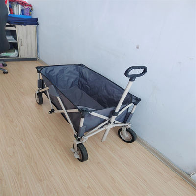 Tất cả các bánh xe địa hình Xe đẩy có thể gập lại Xe đẩy tiện ích bằng thép không gỉ Fold Up Beach Trolley