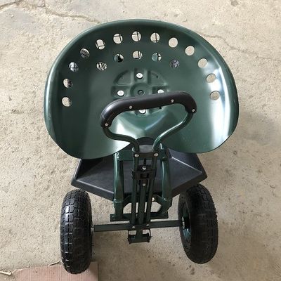 Ghế lăn làm việc trong vườn có thể điều chỉnh Ghế lăn cho xe đẩy làm vườn có ghế xoay