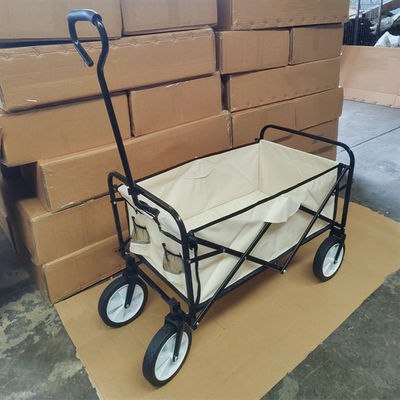 Xe đẩy bốn bánh bằng thép không gỉ có thể gập lại trong vườn bền