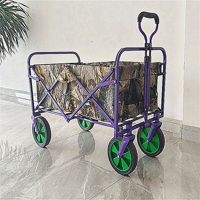 Xe đẩy gấp lớp phủ PVC có tay cầm có thể thu vào Túi vải đôi Oxford