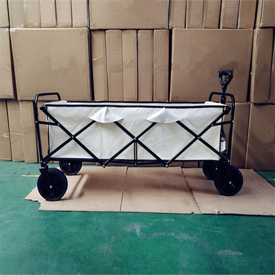 Tiện ích gấp Barrow cắm trại ngoài trời với thân mở rộng Bánh xe xoay 360 độ