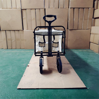 Tiện ích gấp Barrow cắm trại ngoài trời với thân mở rộng Bánh xe xoay 360 độ