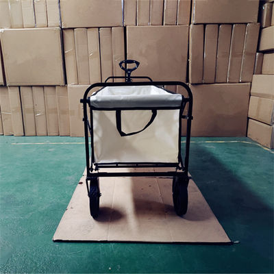 Tiện ích gấp Barrow cắm trại ngoài trời với thân mở rộng Bánh xe xoay 360 độ