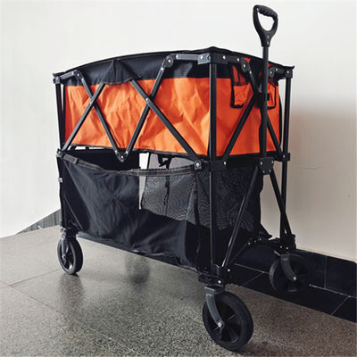 Xe đẩy gấp bốn chiều với giỏ đôi lên xuống Đôi vải Oxford 600D