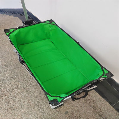 Cắm trại Xe đẩy tay gấp ngoài trời với bánh xe PU vải tùy chỉnh