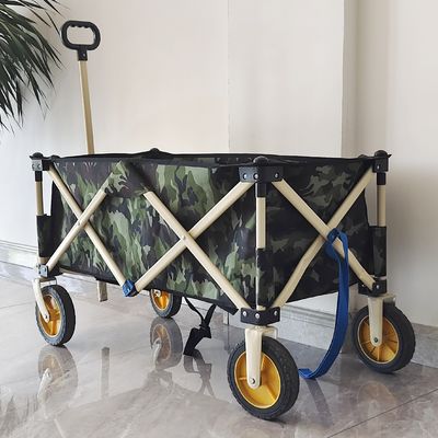 Tất cả xe đẩy địa hình cho cắm trại ngoài trời Xe gấp thân xe và logo có thể tùy chỉnh