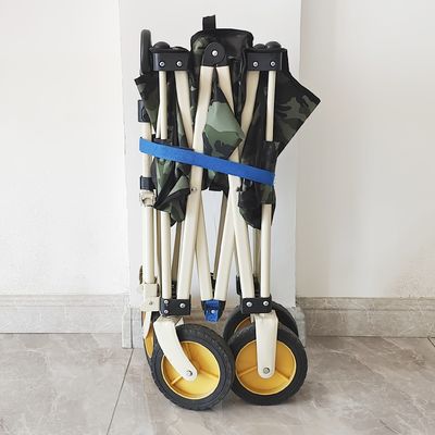 Tất cả xe đẩy địa hình cho cắm trại ngoài trời Xe gấp thân xe và logo có thể tùy chỉnh