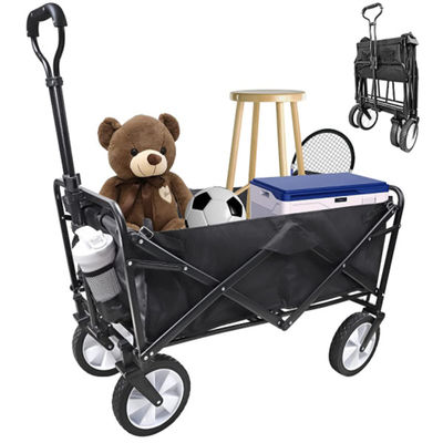 Toa xe dã ngoại gấp bằng thép với lớp sơn tĩnh điện Xe đẩy trong vườn có thể gập lại
