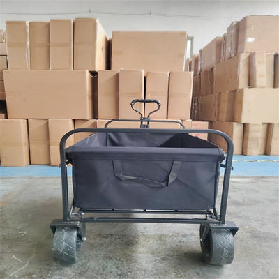 Khu cắm trại ngoài trời hạng nặng Xe đẩy có thể gập lại với bánh xe PU