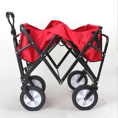 Xe đẩy gấp bốn bánh có thể gập lại Vườn kéo nhiệm vụ nặng nề