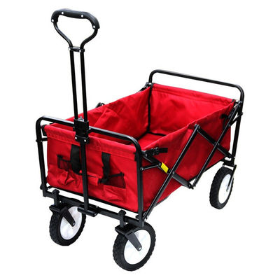 Xe đẩy gấp bốn bánh có thể gập lại Vườn kéo nhiệm vụ nặng nề