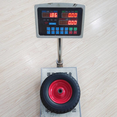 3.50-6 Lốp xe màu đỏ vành thép Barrow Bánh xe đẩy khí nén cao su 10 inch