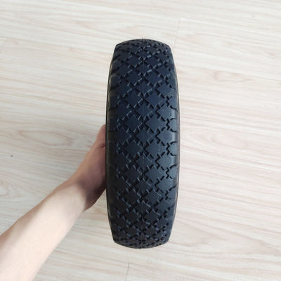 3.50-6 Lốp xe màu đỏ vành thép Barrow Bánh xe đẩy khí nén cao su 10 inch