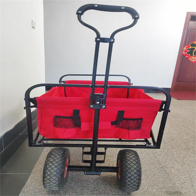 Nhiệm vụ nặng nề có thể gập lại Toa xe Tiện ích Cắm trại ngoài trời Dụng cụ làm vườn Xe đẩy