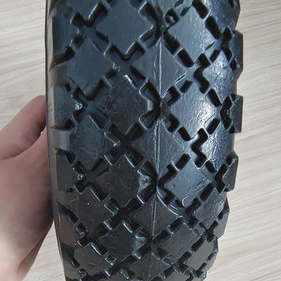 Bánh xe lốp cao su khí nén 10 inch 3.00-4 cho xe đẩy tay Dolly