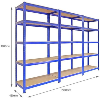 Giá đỡ công nghiệp 5 tầng Kệ thép Kệ kho Kệ lưu trữ Đơn vị kệ