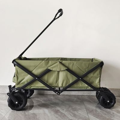 Beach Wagon Cart Hàng tạp hóa Slider Car Tiện ích có thể thu gọn Xe đẩy Wagon Folding