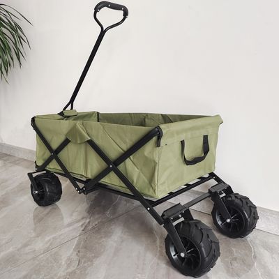 Beach Wagon Cart Hàng tạp hóa Slider Car Tiện ích có thể thu gọn Xe đẩy Wagon Folding