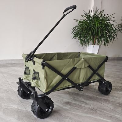 Beach Wagon Cart Hàng tạp hóa Slider Car Tiện ích có thể thu gọn Xe đẩy Wagon Folding