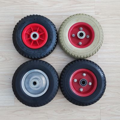 8 inch 2.50-4 Bánh xe lốp cao su khí nén màu vành tùy chỉnh cho xe đẩy bánh xe Barrow