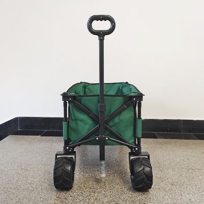 Double Deck Oxford Vải Toa xe bãi biển có thể gập lại Khung kim loại Xe cắm trại
