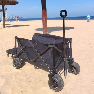 Xe đẩy bốn bánh có thể gập lại Xe đẩy cắm trại có phần mở rộng ngoài trời