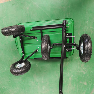 Tiện ích Lốp khí nén 10 inch Wheel Garden Dump Truck Dung tích 75L