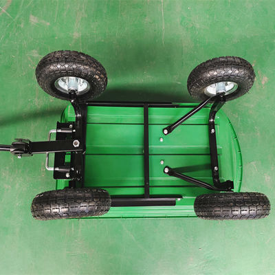 Tiện ích Lốp khí nén 10 inch Wheel Garden Dump Truck Dung tích 75L
