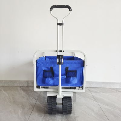 Cấu trúc cơ thể có thể thu gọn tùy chỉnh Bánh xe PP Xe đẩy bãi biển Xe cắm trại gấp