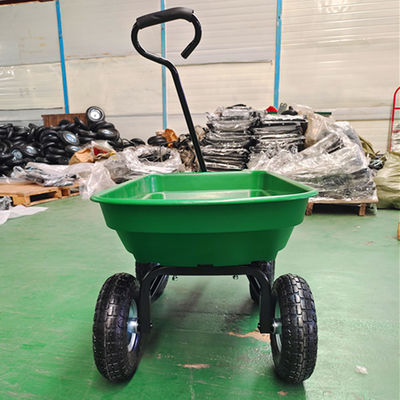 Xe kéo tay phổ biến Garden Dump Cart 350-4 Bánh xe khí nén Dung tích 50L