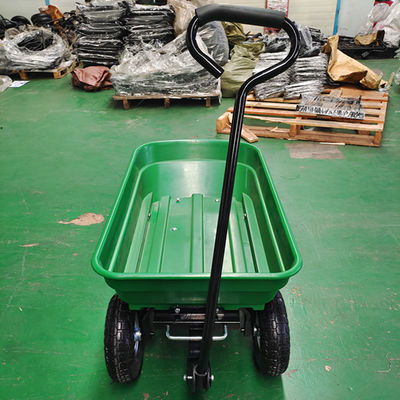 Xe kéo tay phổ biến Garden Dump Cart 350-4 Bánh xe khí nén Dung tích 50L