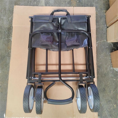 Mua sắm bằng thép không gỉ Beach Garden Xe đẩy kéo có thể gập lại ngoài trời