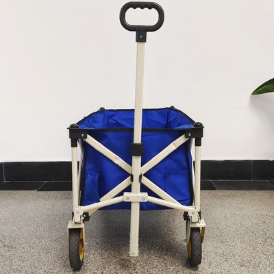 Xe đẩy gấp có thể gập lại Bốn bánh xe Tay cầm có thể thu vào Xe đẩy tay tiện ích hạng nặng