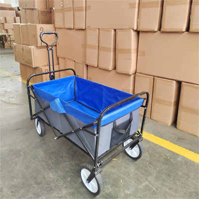 Khu vườn bằng thép có thể gập lại Xe đẩy bãi biển cho trẻ em Xe đẩy để cắm trại