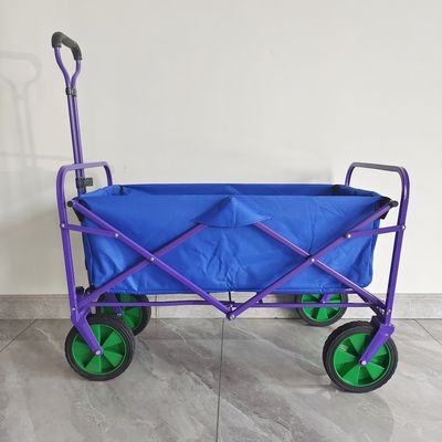 Xe cắm trại bằng vải hai lớp Bánh xe PVC 8 ​​inch Xe đẩy tay di động Xe đẩy gấp